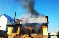 В Днепре спасатели ликвидировали пожар в частном доме (ФОТО, ВИДЕО)  