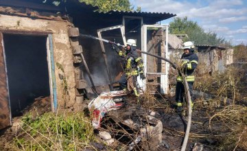В Петриковском районе произошел пожар в летней кухне