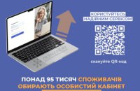 Більше 95 тис. клієнтів Дніпропетровської філії «Газмережі» уже зареєструвалися в особистому кабінеті