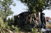 У автобуса, который вез павлоградцев в Бердянск, отказали тормоза (ВИДЕО)