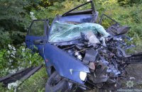 На Волыни иномарка столкнулась с грузовиком: 21-летний  водитель легковушки погиб на месте