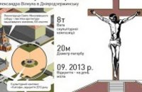 В воскресенье на Днепродзержинской «Голгофе» установят статую Христа Спасителя