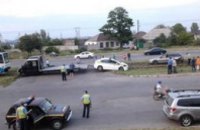 Вчера в Ленинском районе служебная машина ГАИ во время погони за Opel попала в ДТП (ФОТО)