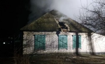 В Павлограде горел частный дом, принадлежащий двум хозяевам
