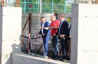 Андрей Павелко в Днепре проверил ход строительства «Олимпийского дома» и спортивного комплекса на стадионе «Трудовые резервы»