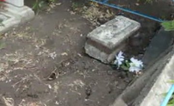 В Днепропетровской области полиция задержала могильного вандала