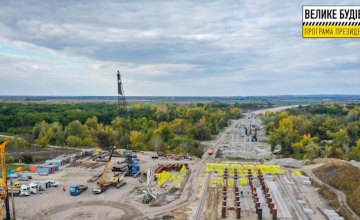 На Днепропетровщине строят уникальную для Украины эстакаду