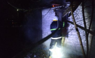 В Днепропетровской области сгорело неэксплуатируемое здание