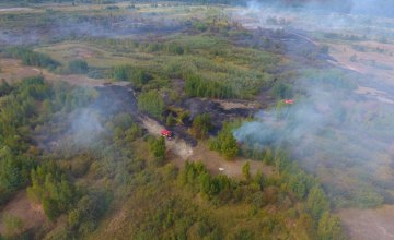 В Черкасской области горят торфяные поля: объявлен режим ЧС