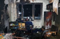Ночью на Слобожанском проспекте горела квартира в многоэтажке: есть пострадавшие (ВИДЕО)