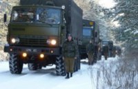 Водители-армейцы провели 70-километровый марш по области (ФОТО)