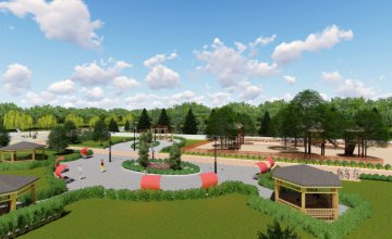  В Томаковке уже выполнили более трети работ по реконструкции парка