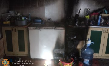 В Днепре спасатели ликвидировали пожар в частном доме за полчаса