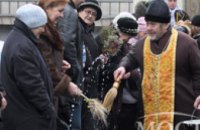 Днепропетровск массово отпраздновал Крещение Господне