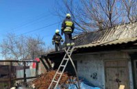 В Днепре в частном доме произошел пожар: огонь уничтожил 60 кв.м.