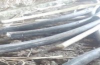 В Никополе злоумышленник вырезал более 1 тыс. метров телефонного кабеля «Укртелекома»