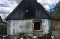 В Индустриальном районе Днепра сгорел частный дом (ФОТО)