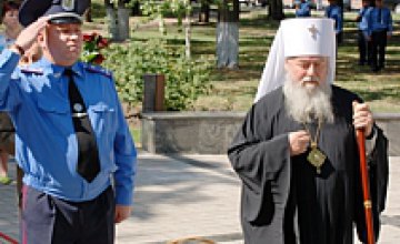 Днепропетровские милиционеры почтили память погибших коллег