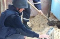 В Днепропетровске мужчина выкопал у себя на огороде боевую гранату