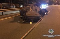 В Киеве произошло смертельное ДТП: возле станции метро «Сырец»  столкнулись четыре машины (ФОТО)
