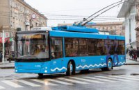 В Днепре представили новое оформление для троллейбусов