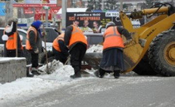 В Днепропетровской области на предупреждение подтоплений во время оттепели из населенных пунктов вывезено более 6 тыс куб м снег