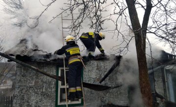 В Днепре пожарные ликвидировали возгорание хозяйственной постройки