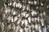 На Днепропетровщине полиция задержала мужчину за незаконный улов рыбы на сумму более 10 тыс. грн (ФОТО)