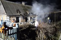В Никопольском районе горел одноэтажный дом: владелец дома получил ожоги дыхательных путей и правой нижней конечности