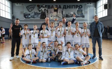 Дніпровські спортсмени стали чемпіонами Всеукраїнської юнацької баскетбольної ліги