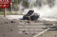В Киеве на ходу взорвался «Мерседес»: погиб водитель