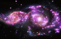 Астрофизики показали первые снимки слияния двух спиральных галактик (ФОТО)