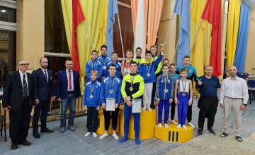 Днепровские спортсмены заняли второе место на чемпионате Украины по спортивной гимнастике