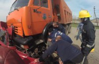 ​Жуткая авария в Херсонской области: погибшего водителя извлекали из авто с помощью спецсредств (ФОТО)