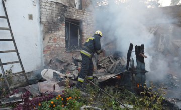 В Днепре сгорел частный дом 