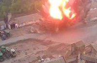 Ворожа ракета зруйнувала склад із зерном у Синельниківському районі