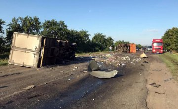 В Днепропетровской  области столкнулись два грузовика: есть пострадавшие