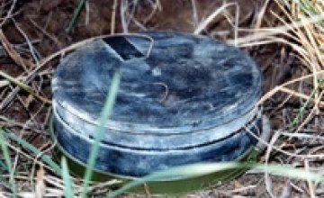 В Днепропетровской области местный житель нашел фугасную мину