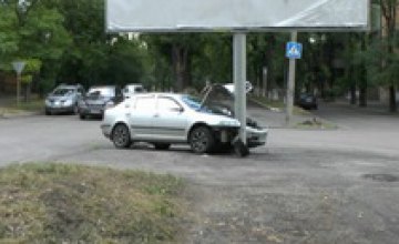 В центре Днепропетровска Mitsubishi столкнулась со Skoda