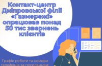 Контакт-центр Дніпровської філії «Газмережі» опрацював понад 50 тис звернень клієнтів