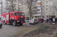 В шахте 14-этажного жилого дома Амур-Нижнеднепровского района случилось возгорание (ВИДЕО)