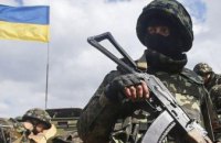 В ночь на 1 января был ранен один украинский военный