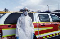 В Днепре спасатели провели дезинфекцию транспортных средств (ВИДЕО)