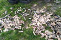 На Днепропетровщине браконьеры выловили рыбу на сумму более 32 тыс. грн 