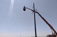 ДТЭК Днепровские электросети устанавливает светоотражающие маркеры для защиты птиц Булаховского заказника