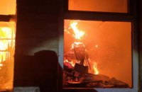 На Днепропетровщине сгорел одноэтажный жилой дом