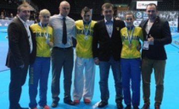 Украинские каратисты 4 награды на чемпионате Европы