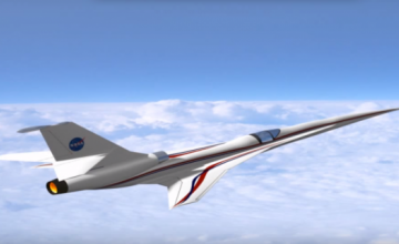 NASA планирует построить беззвучный сверхзвуковой самолёт
