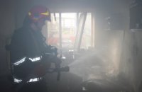 В Киеве произошел пожар в студенческом общежитии (ФОТО)