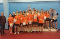Дніпровські спортсмени посіли призові місця у командному чемпіонаті України з настільного тенісу